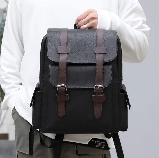Mochila Masculina de Couro - Rustic
