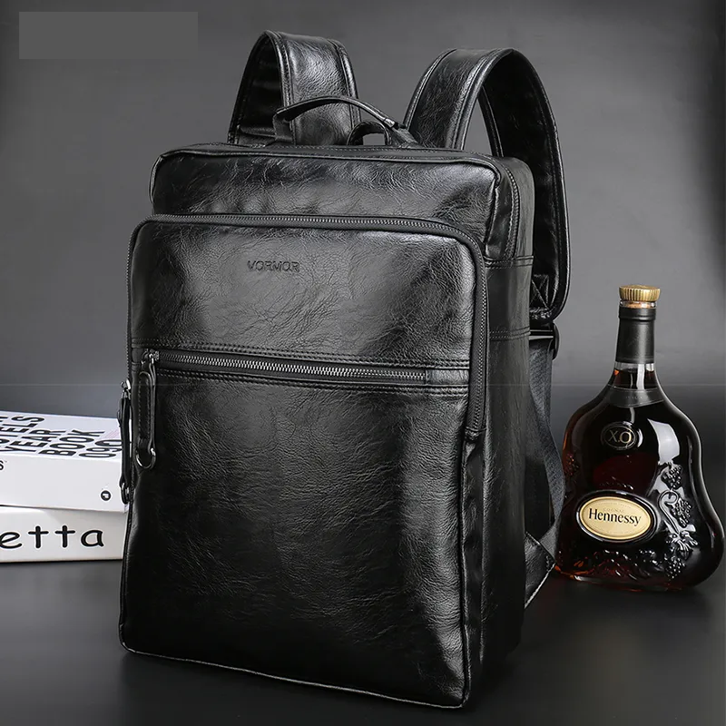 Mochila Masculina de Couro Milano
