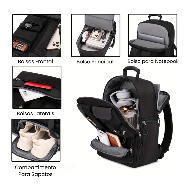 Mochila para Notebook Multifuncional Venture