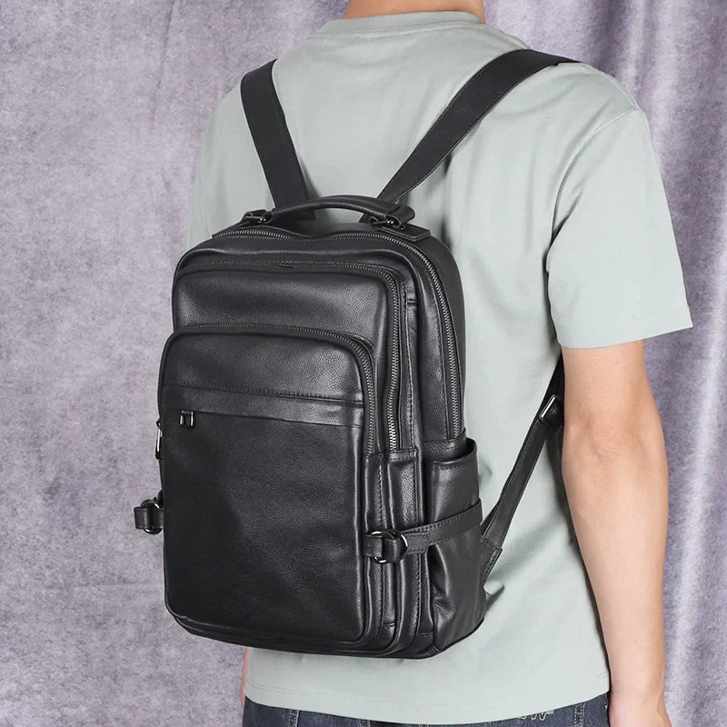 Mochila De Couro Legítimo