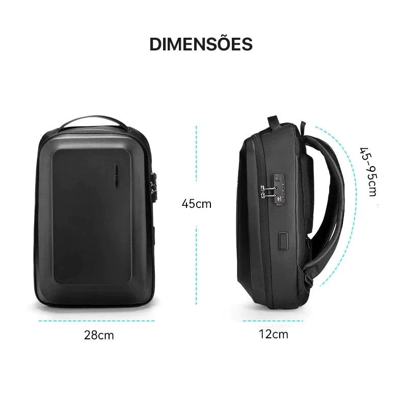 Mochila Executiva Notebook 15" Porta USB Bolt