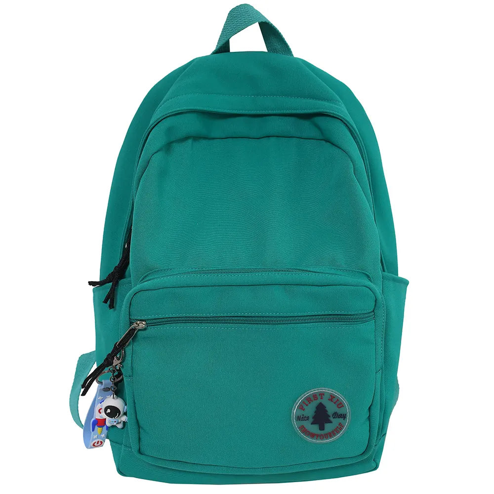 Mochila Feminina Com Chaveiro First
