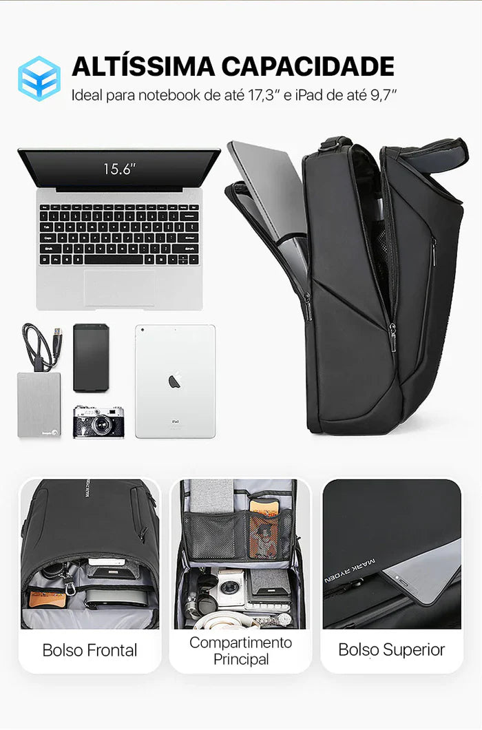 Mochila Masculina Executiva - StoneBag