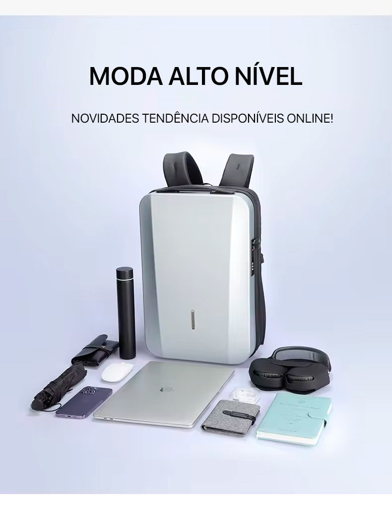 Mochila Executiva Notebook 17" USB e TSA Ports