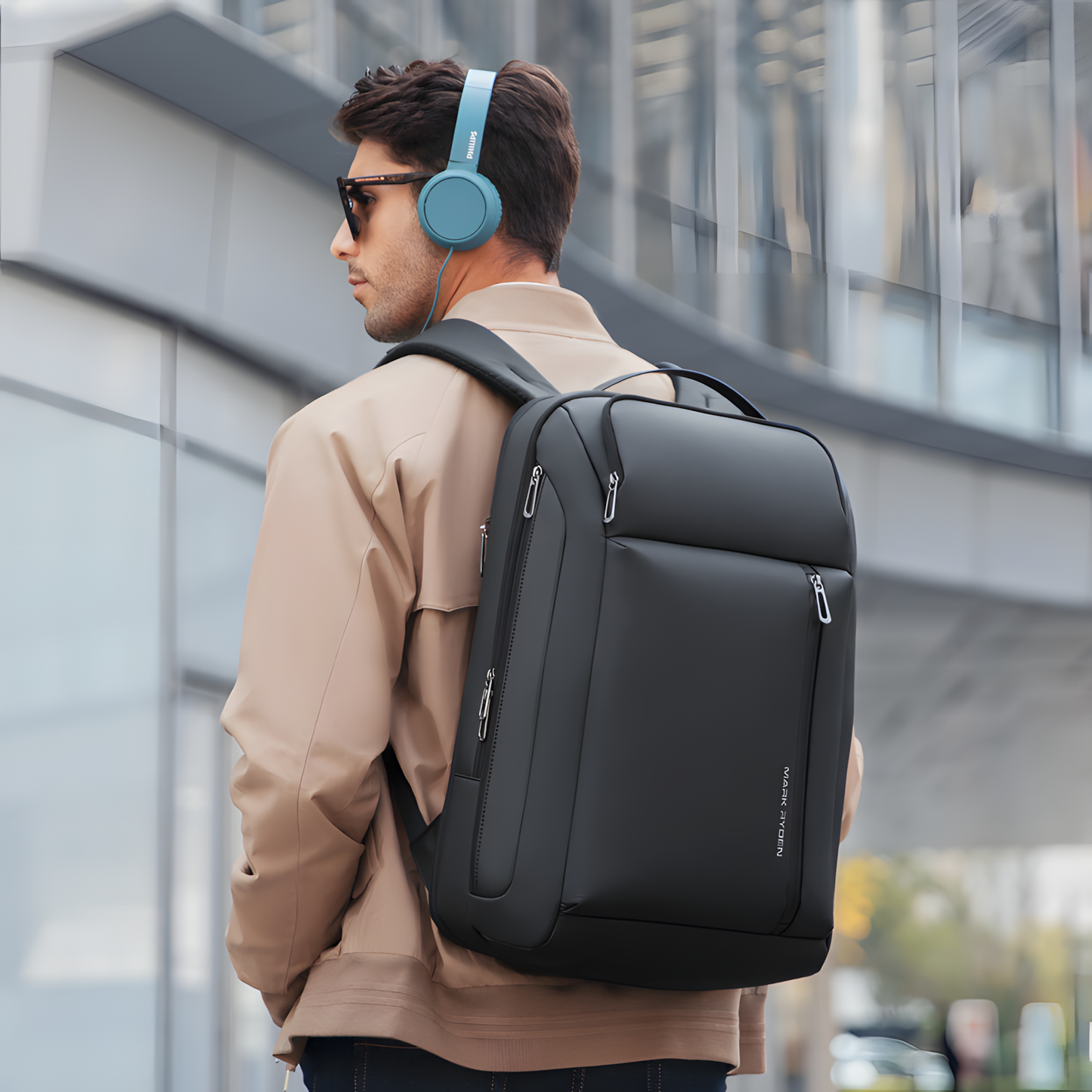 Mochila Executiva Expansível 25L-35L Notebook 16"