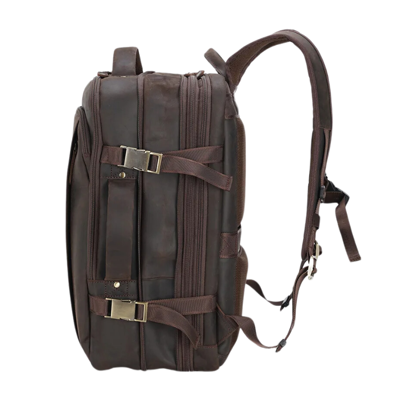 Mochila de Couro Legitimo para Notebook 17"