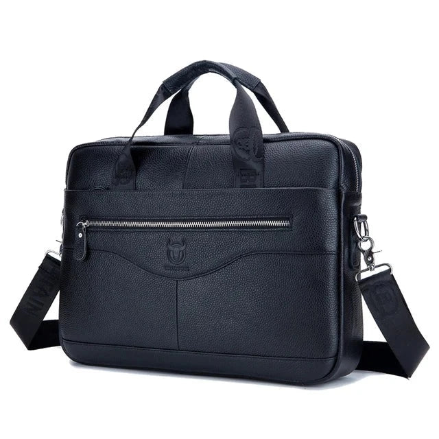 Mochila Masculina de Couro Legítimo - Cargo