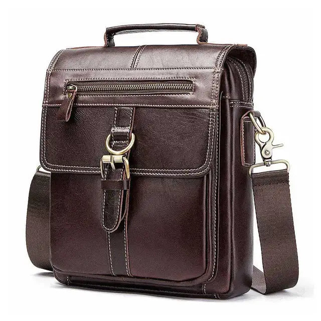 Mochila Masculina de Couro Legítimo - StoneBag