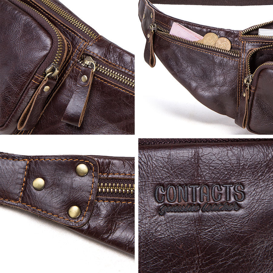 Bolsa Cintura de Couro Genuíno - Premium Bag 3