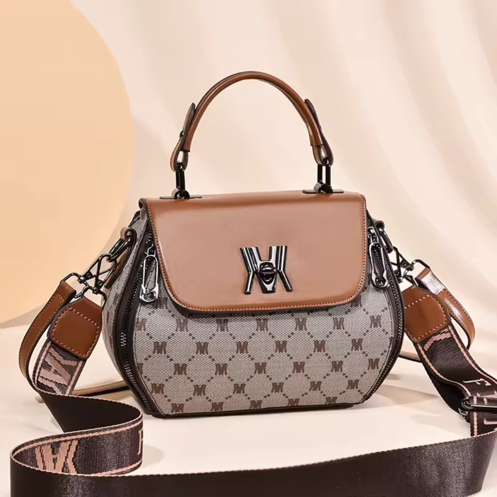 Bolsa Feminina de Couro Bellavie Luxo 9