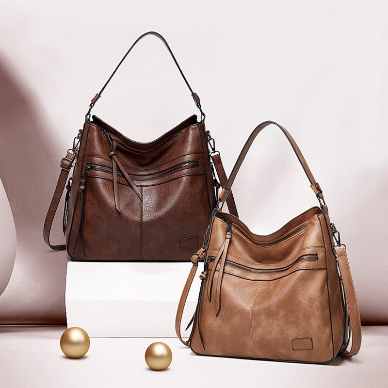 Bolsa Feminina de Couro Genuíno - Armani Premium 11