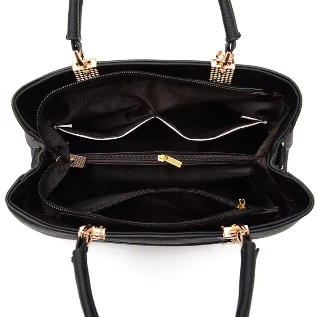 Bolsa Feminina de Couro Genuíno - Aveline Paris 3