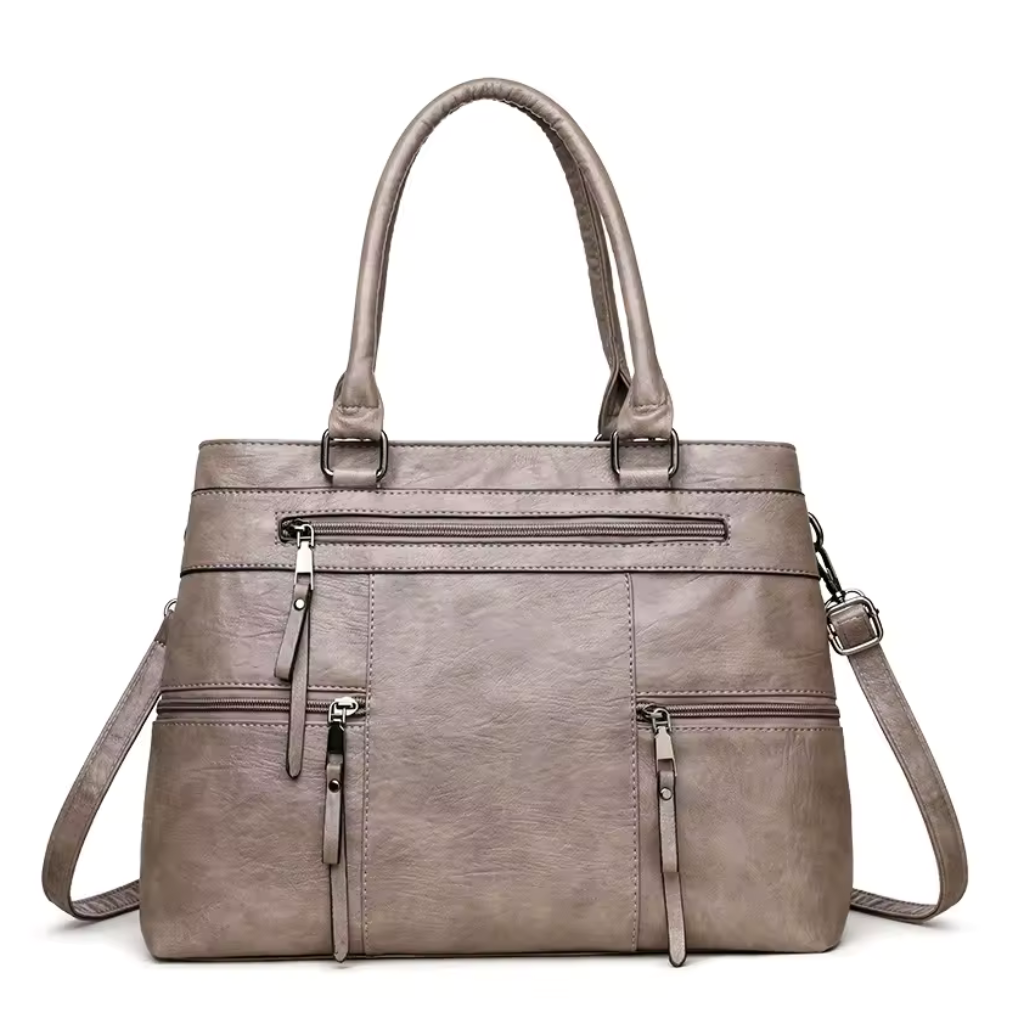 Bolsa Feminina de Couro Genuíno - Belle 8