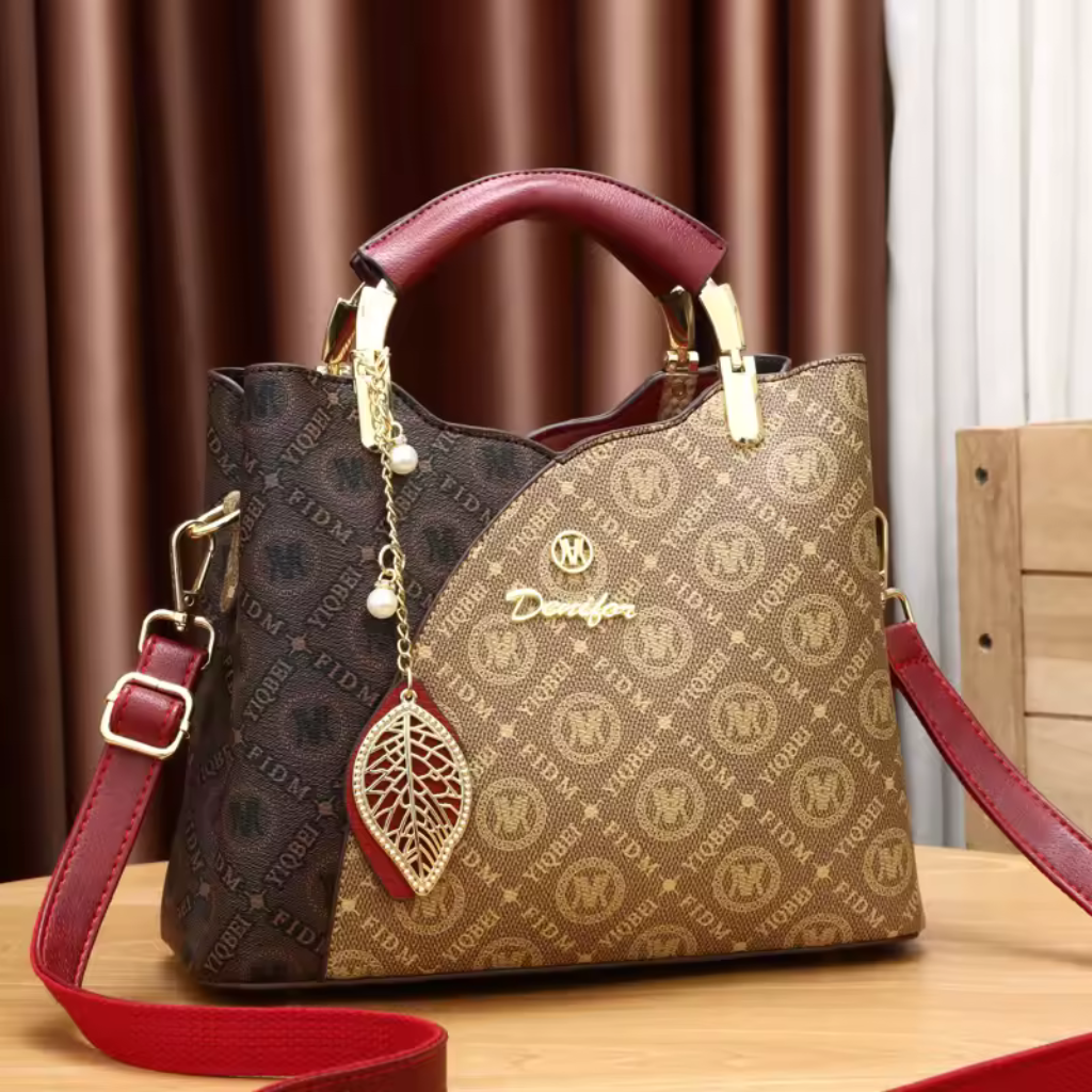 Bolsa Feminina de Couro Genuíno - Cassandra 7
