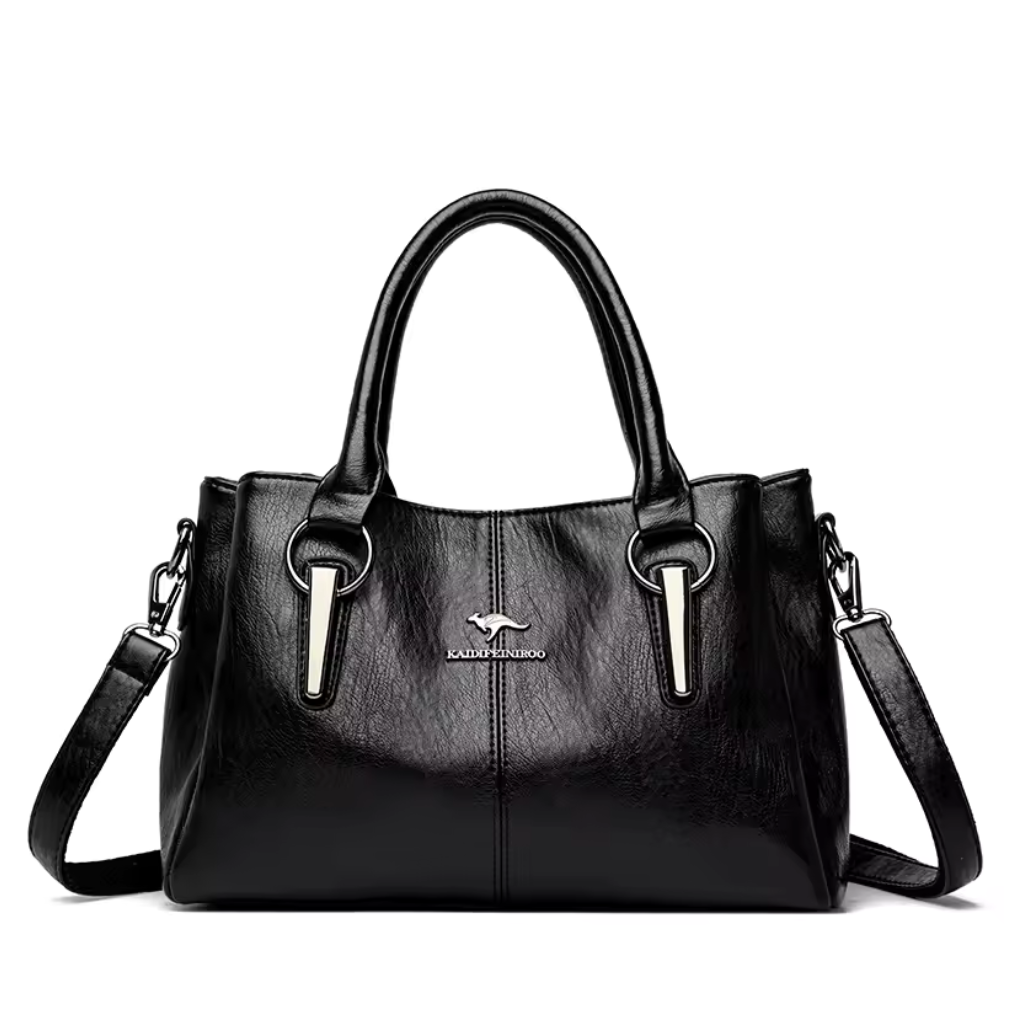 Bolsa Feminina de Couro Genuíno - Crossbody Luxo