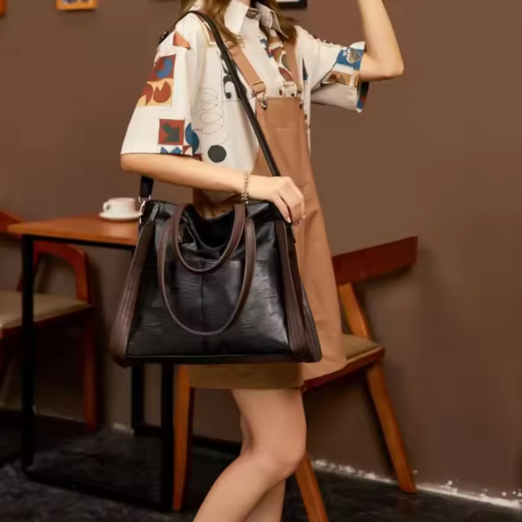 Bolsa Feminina de Couro Genuíno - Elizanne Couture 4