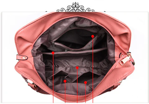 Bolsa Feminina de Couro Genuíno - Harper 8