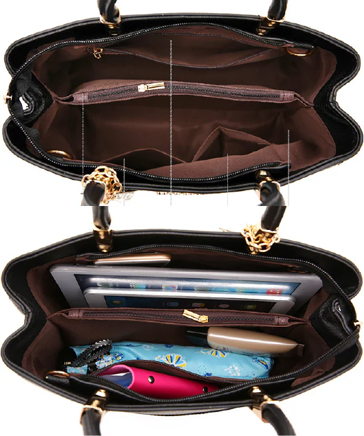 Bolsa Feminina de Couro Genuíno - Janevive 9