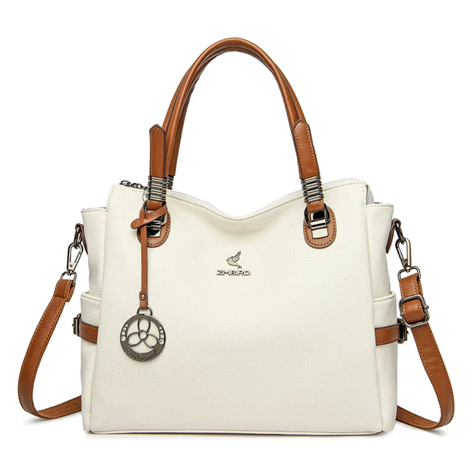 Bolsa Feminina de Couro Genuíno - Lavyra 7