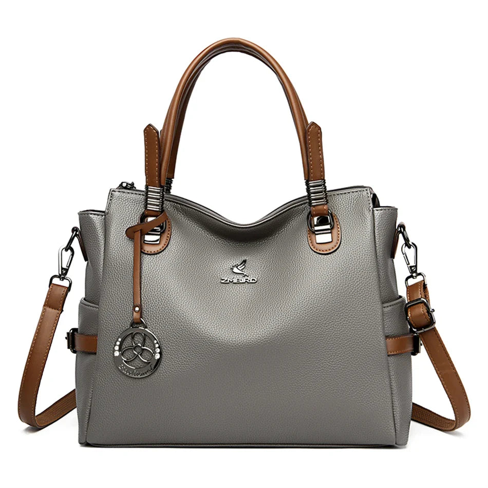 Bolsa Feminina de Couro Genuíno - Lavyra 8