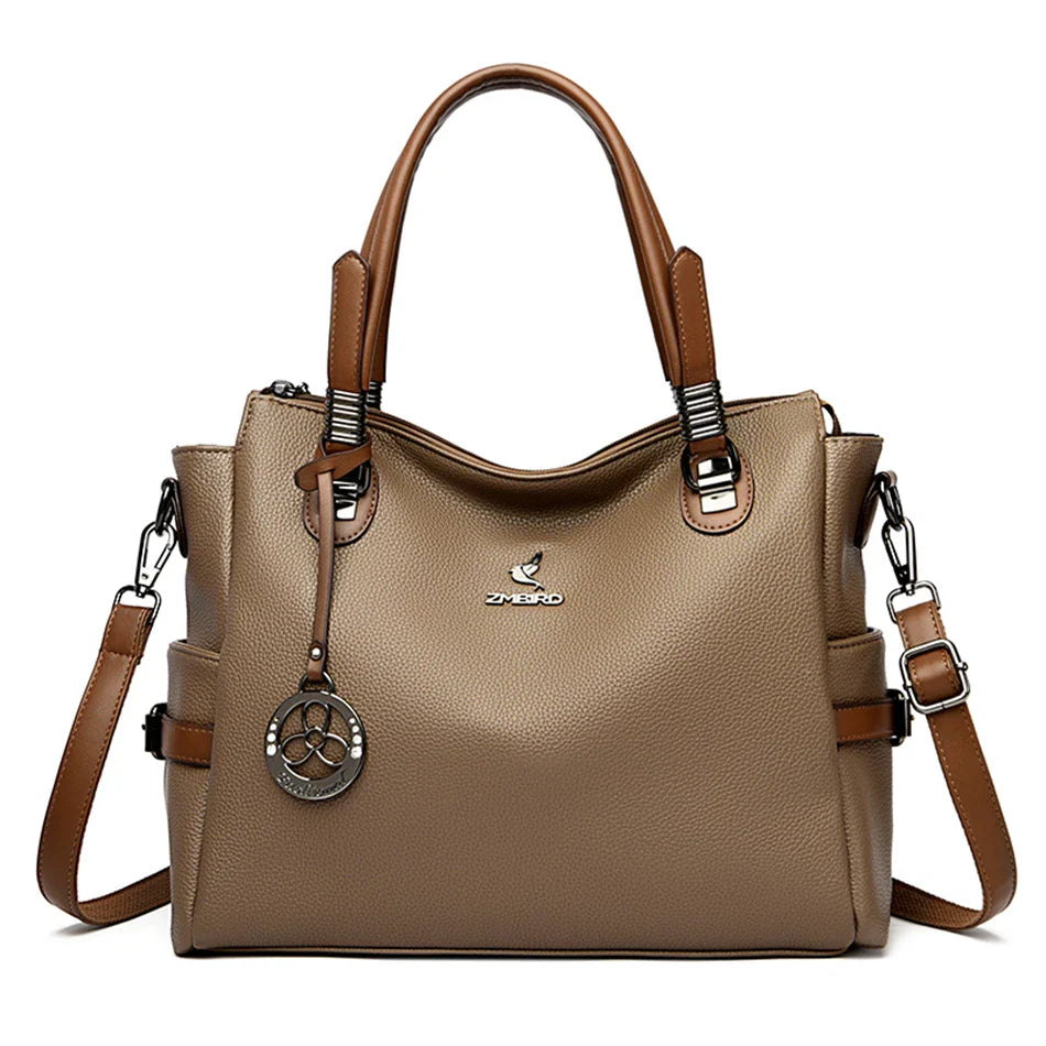 Bolsa Feminina de Couro Genuíno - Lavyra 9