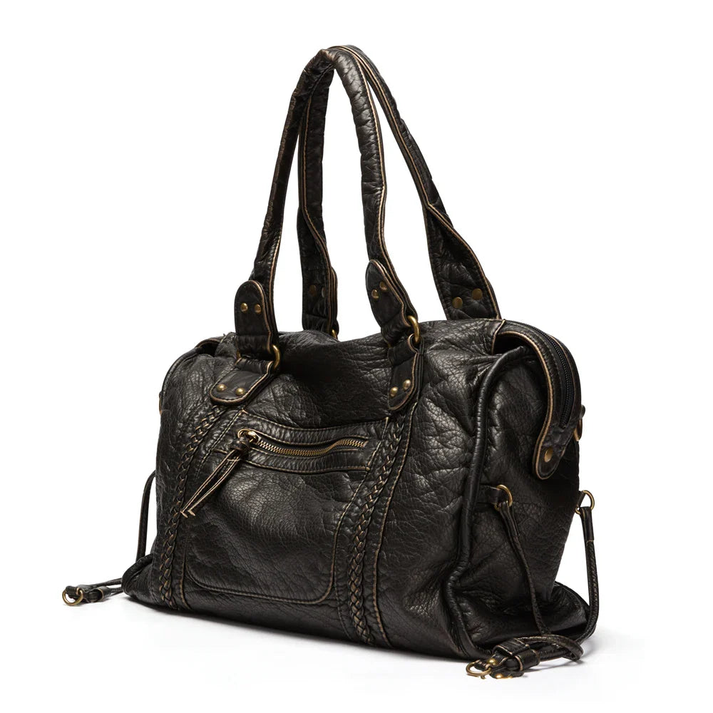 Bolsa Feminina de Couro Genuíno - Vintage Leah 3