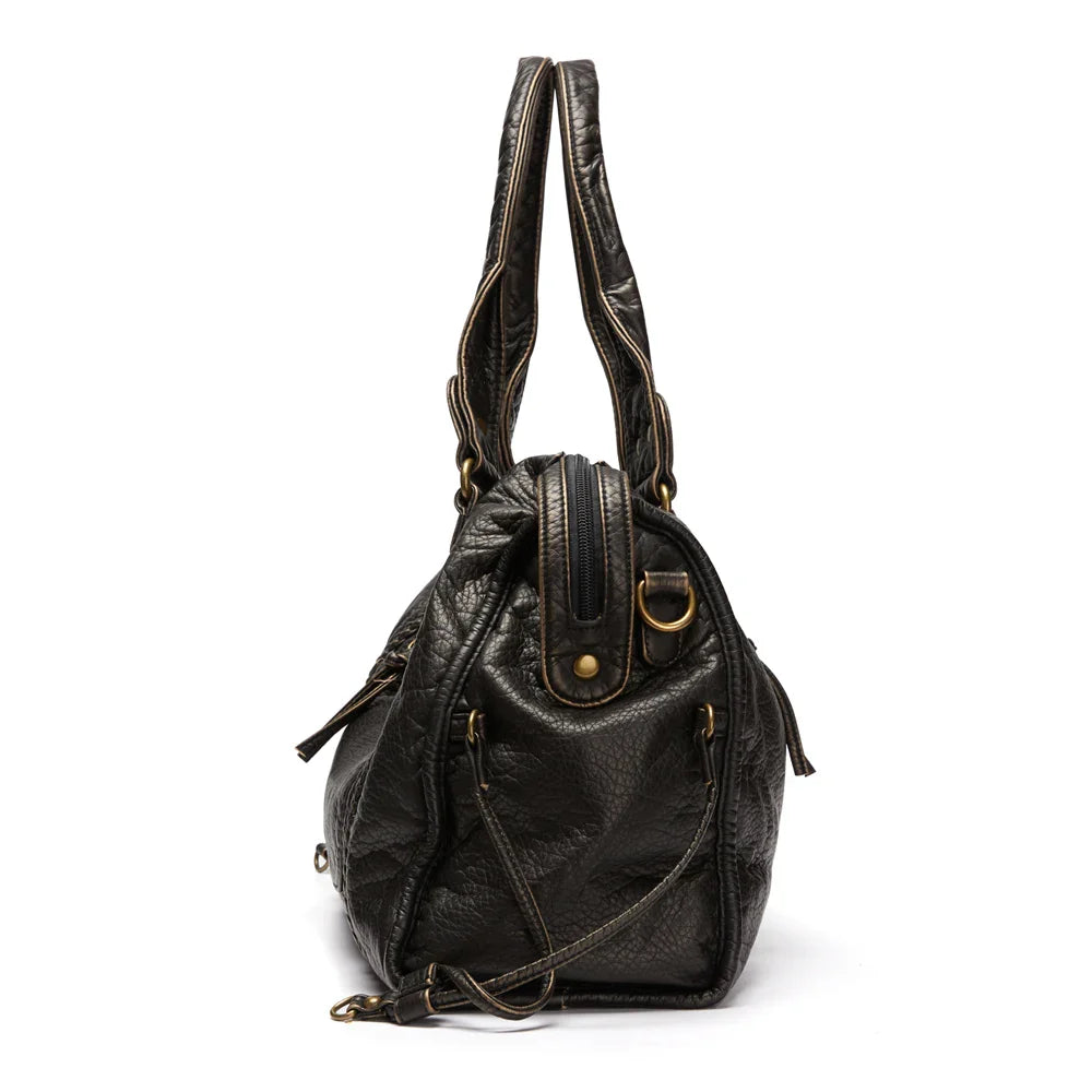 Bolsa Feminina de Couro Genuíno - Vintage Leah 4