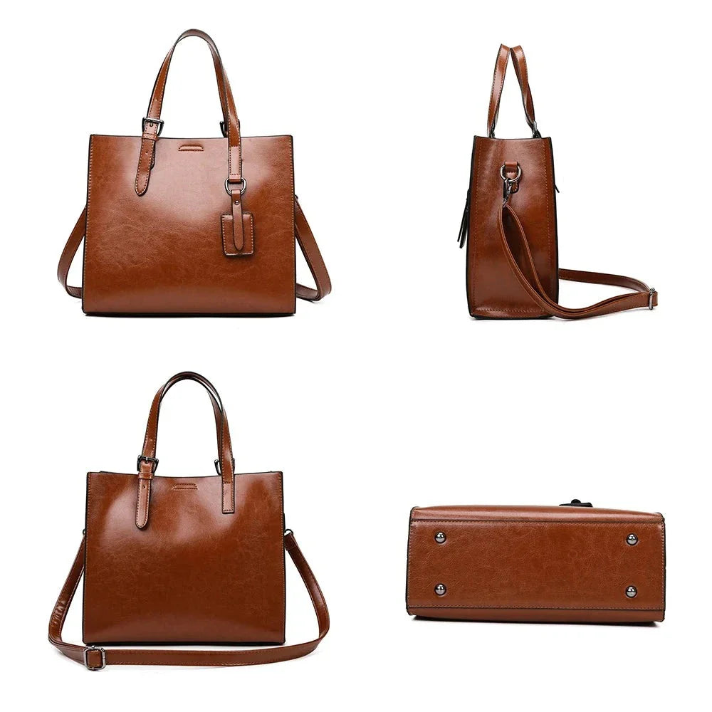 Bolsa Feminina de Couro Genuíno - Vivienne Luxo 4
