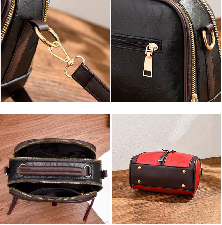 Bolsa Feminina de Couro Genuíno Ladie 3