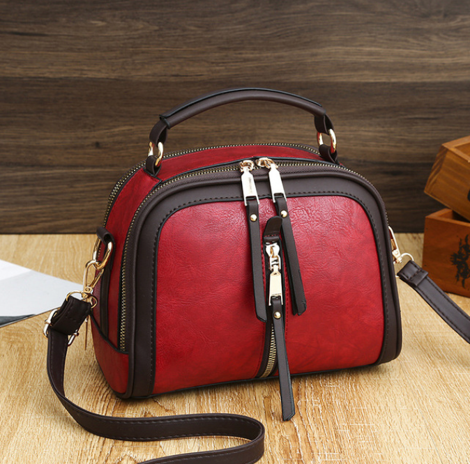 Bolsa Feminina de Couro Genuíno Ladie 6