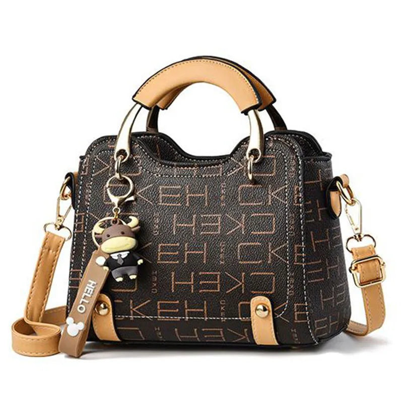 Bolsa Feminina de Couro Genuíno Luxo 4