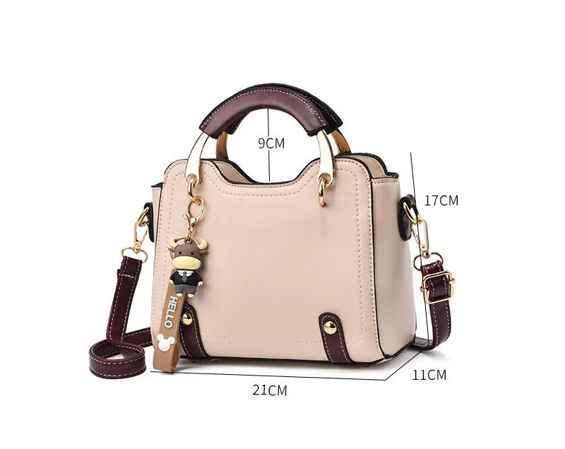 Bolsa Feminina de Couro Genuíno Luxo 7
