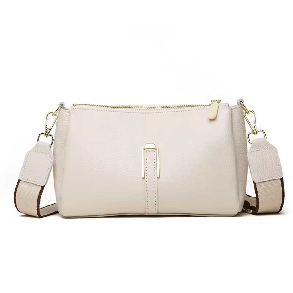 Bolsa Feminina de Couro Genuíno Luxo Pequena 9