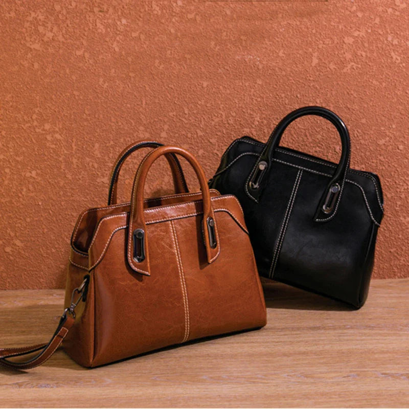 Bolsa Feminina de Couro Genuíno Naomi 3