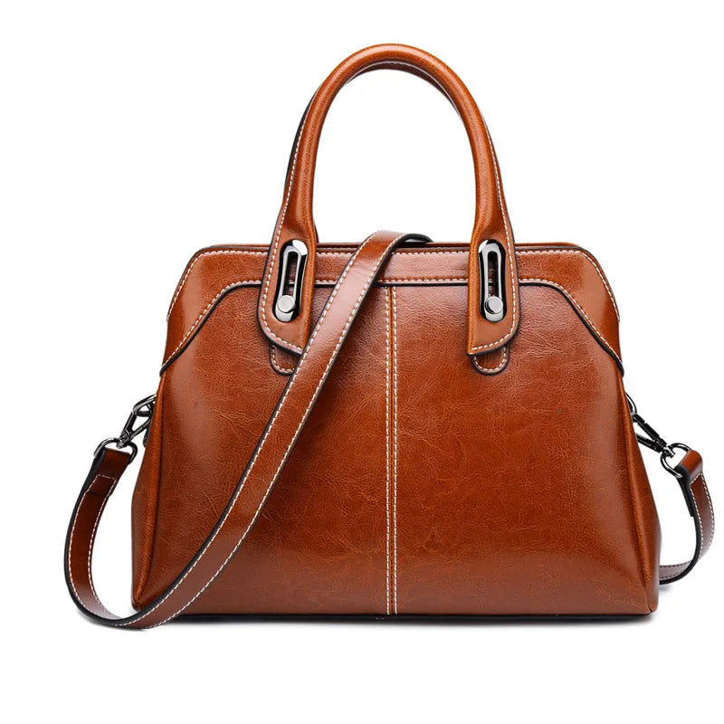 Bolsa Feminina de Couro Genuíno Naomi 4
