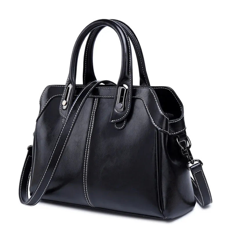 Bolsa Feminina de Couro Genuíno Naomi 7