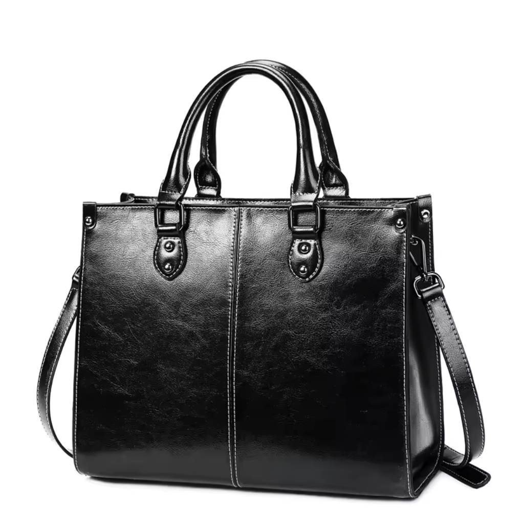 Bolsa Feminina de Couro Genuíno Noirelle 8
