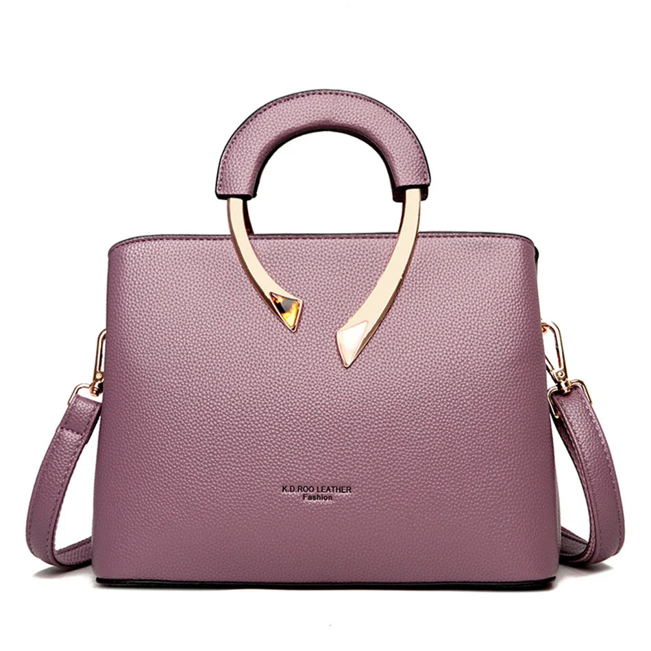 Bolsa Feminina de Couro Genuíno Scarlett 10