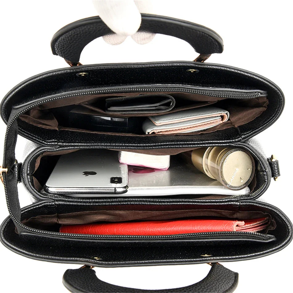 Bolsa Feminina de Couro Genuíno Scarlett 5