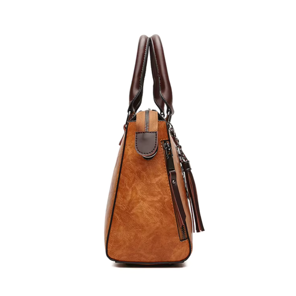 Bolsa Feminina de Couro Genuíno Vintage Paige 4