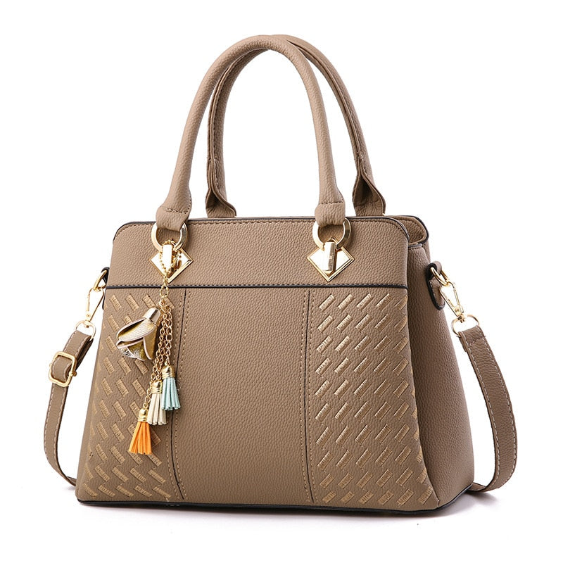 Bolsa Feminina de Couro Genuino Carolina Vintage 4