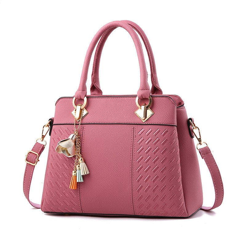 Bolsa Feminina de Couro Genuino Carolina Vintage 6