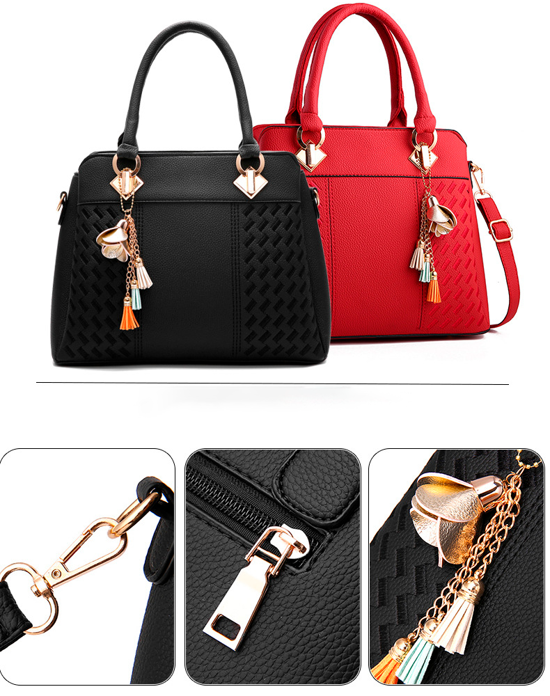 Bolsa Feminina de Couro Genuino Carolina Vintage 9