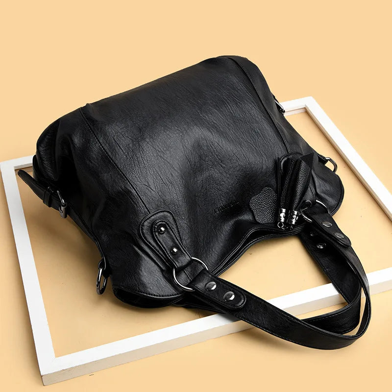Bolsa Feminina de Couro Genuino Classic Premium 3