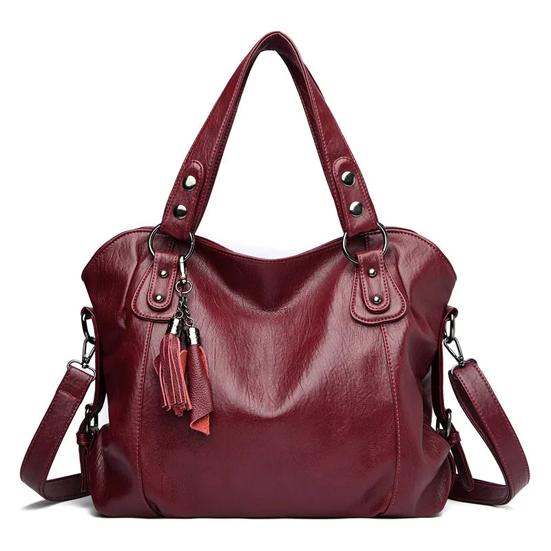 Bolsa Feminina de Couro Genuino Classic Premium 8