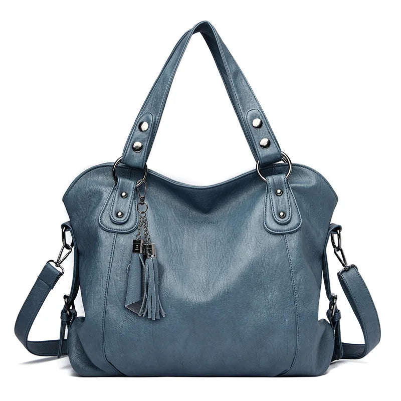 Bolsa Feminina de Couro Genuino Classic Premium 9