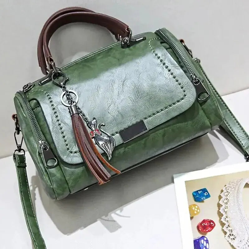 Bolsa Feminina de Couro Genuino Safira Hernandes 11