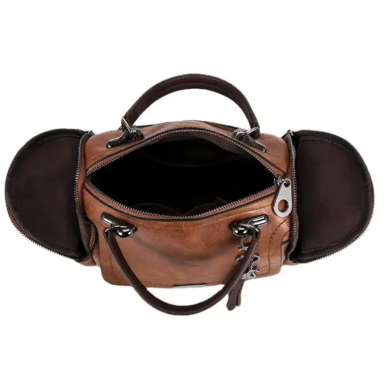 Bolsa Feminina de Couro Genuino Safira Hernandes 5