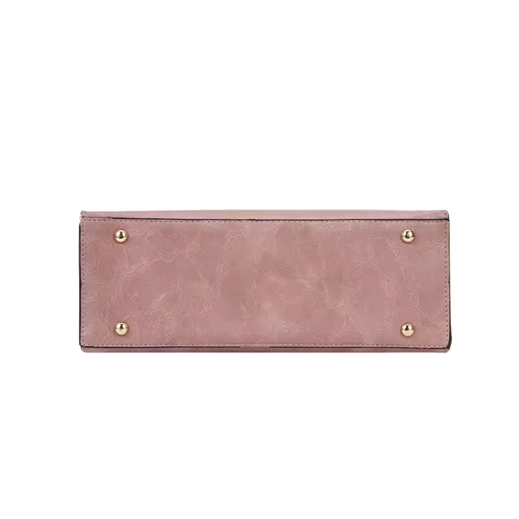 Bolsa Feminina de Couro Harper + 2 Carteiras de Brinde 5