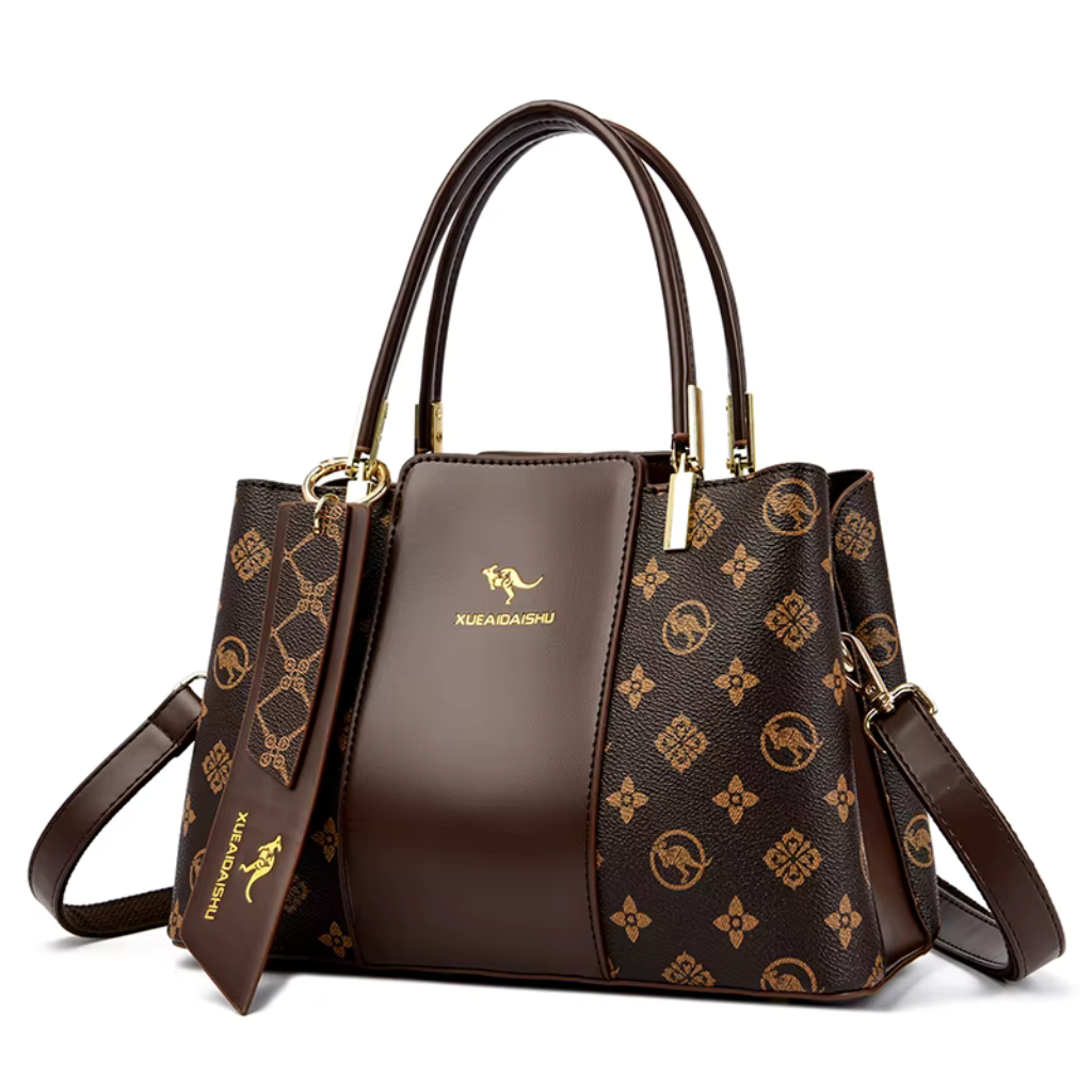 Bolsa Feminina de Couro Luxo Crossbody 3